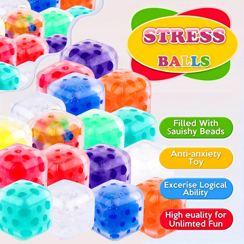 Square Water Bead Squishy Squeeze Toy – Vent Stress Ball