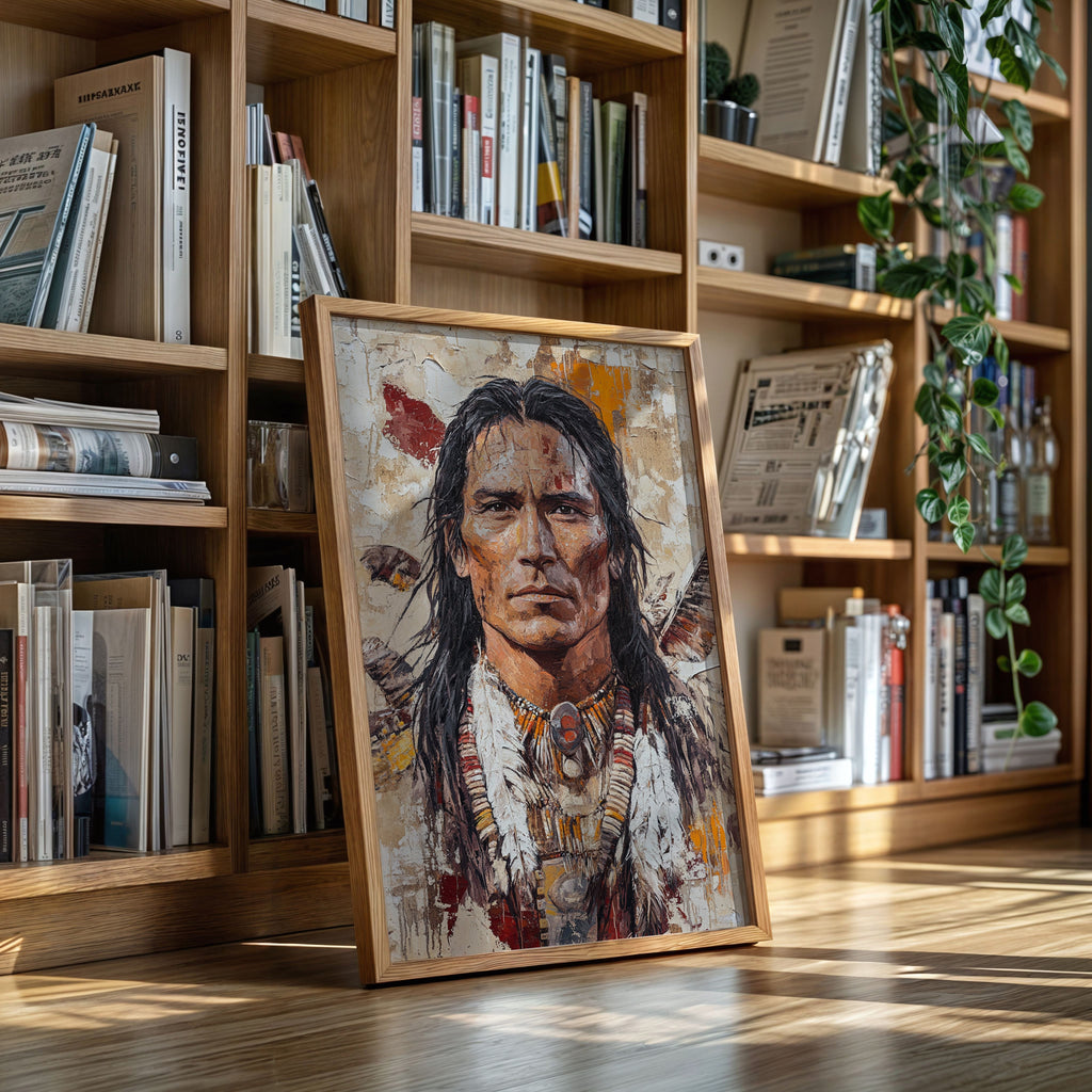 Spirit of the Plains Warrior Portrait