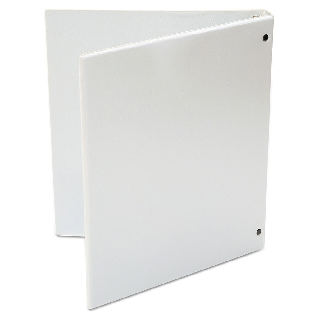 Universal Economy Round Ring View Binder, 3 Rings, 0.5" Capacity, 11 x 8.5, White
