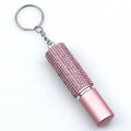 Rhinestone Portable Perfume Spray Bottle with Keychain