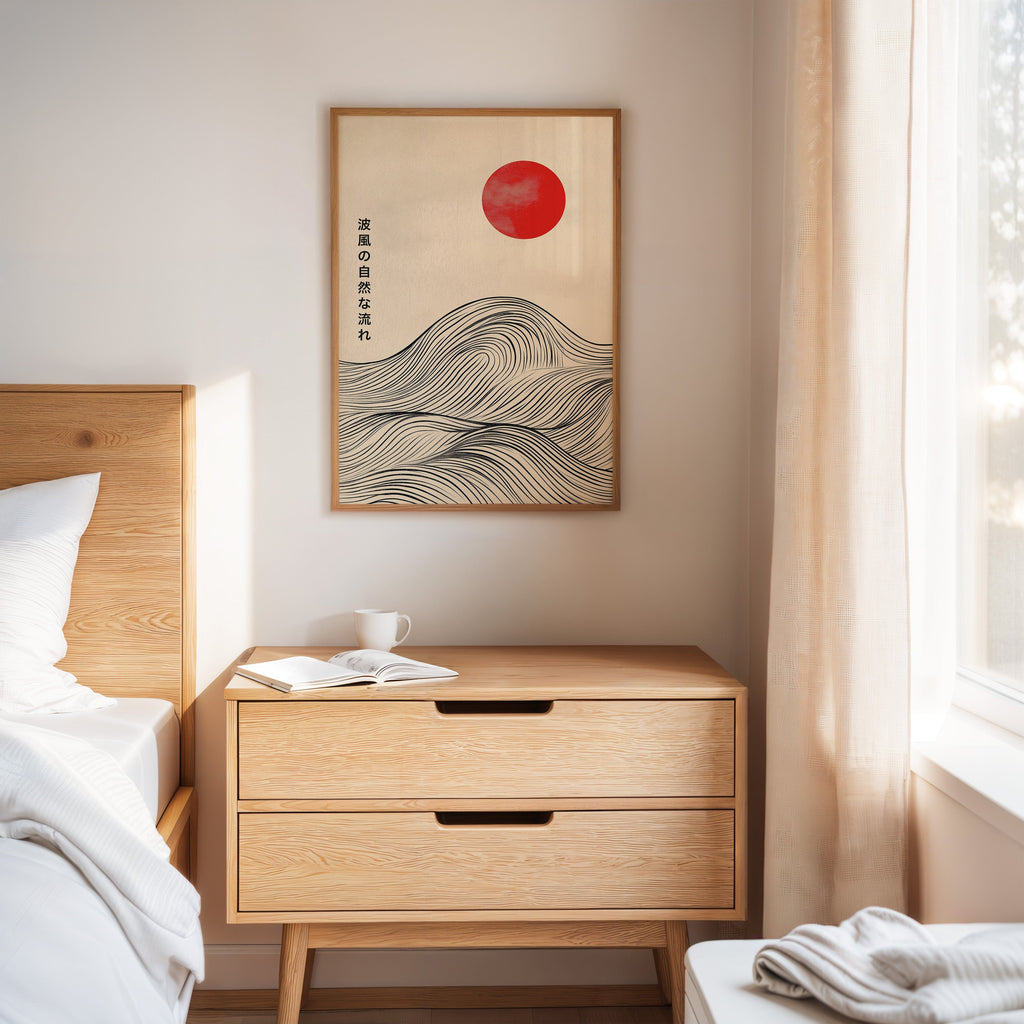 Minimalist Japanese Waves – Timeless Flow of Nature
