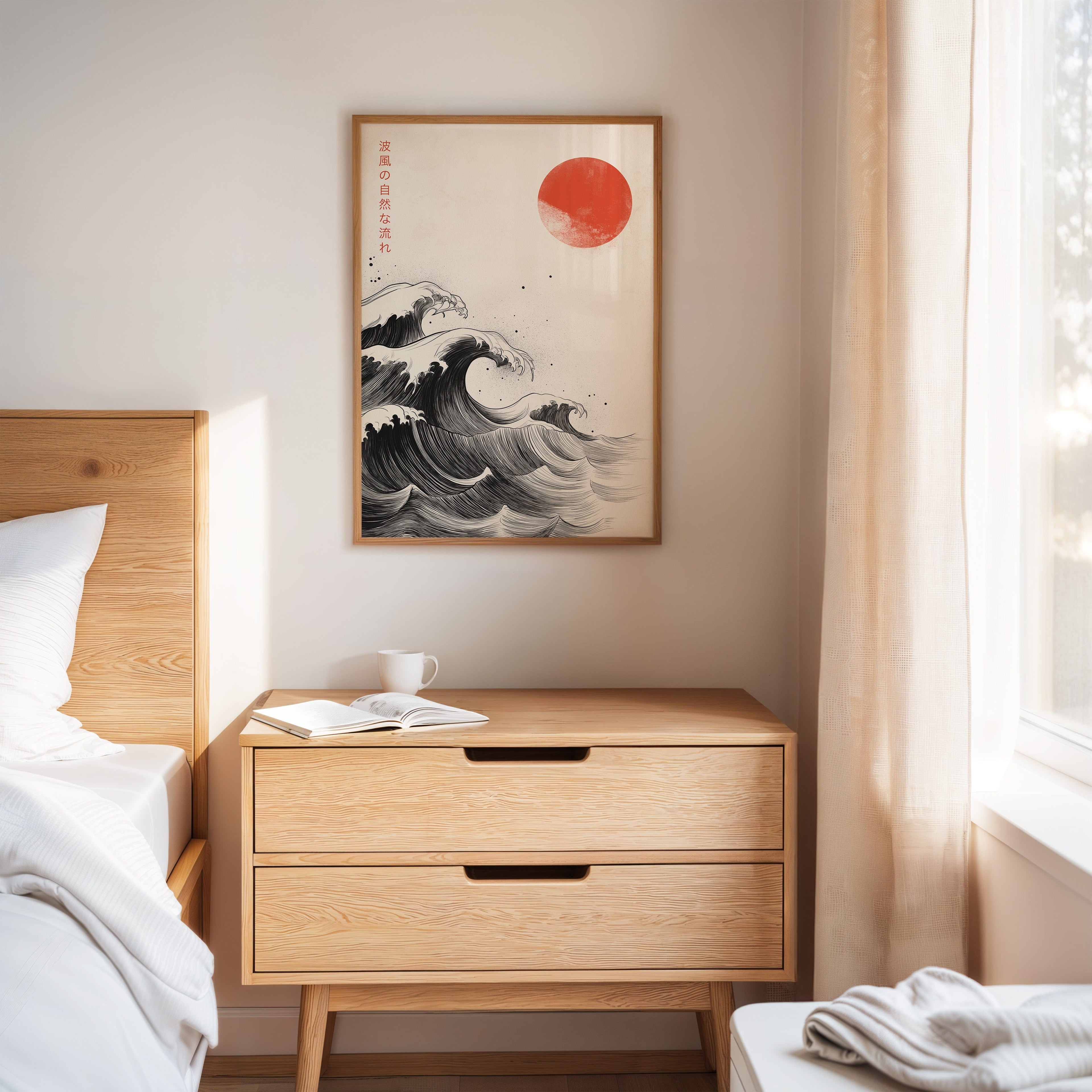 Japanese Ink Waves – The Flow of Nature