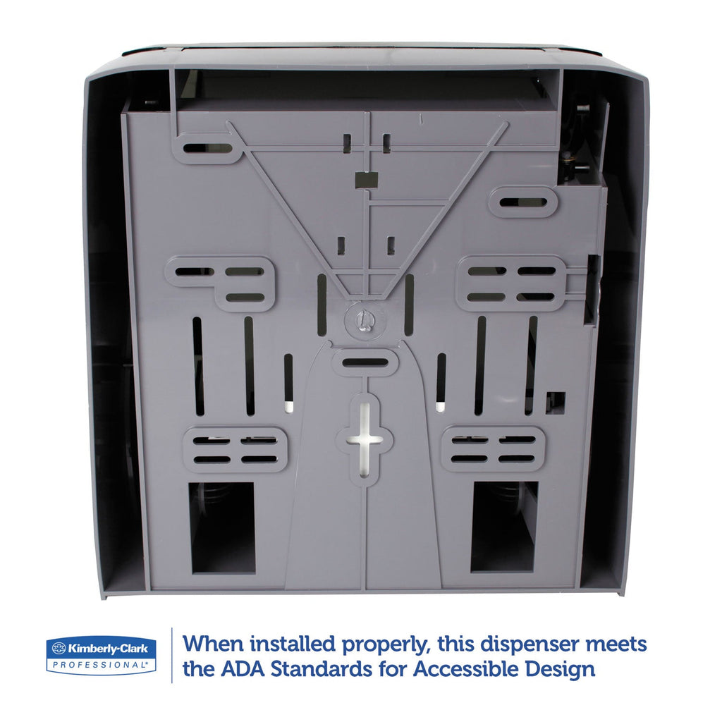 Kimberly-Clark Professional* Lev-R-Matic Roll Towel Dispenser, 13.3 x 9.8 x 13.5, Smoke