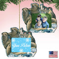 Sea Lions Lighthouse Ornament Picture Frame - Ornament for Photo Judy Bergsma by Designocracy - 8591883PF-JB