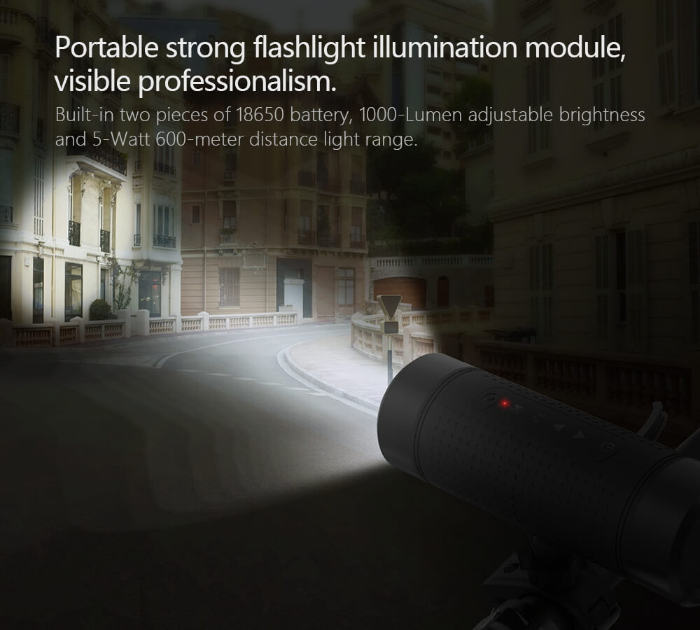 Outdoor Bluetooth Speaker with Flashlight & Power Bank