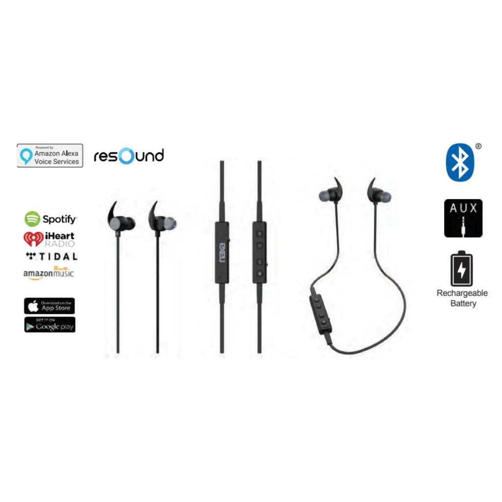 Bluetooth Isolation Earphones with Amazon Alexa Voice Control