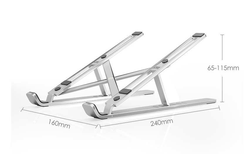 Portable Adjustable Laptop Stand with Cooling Function