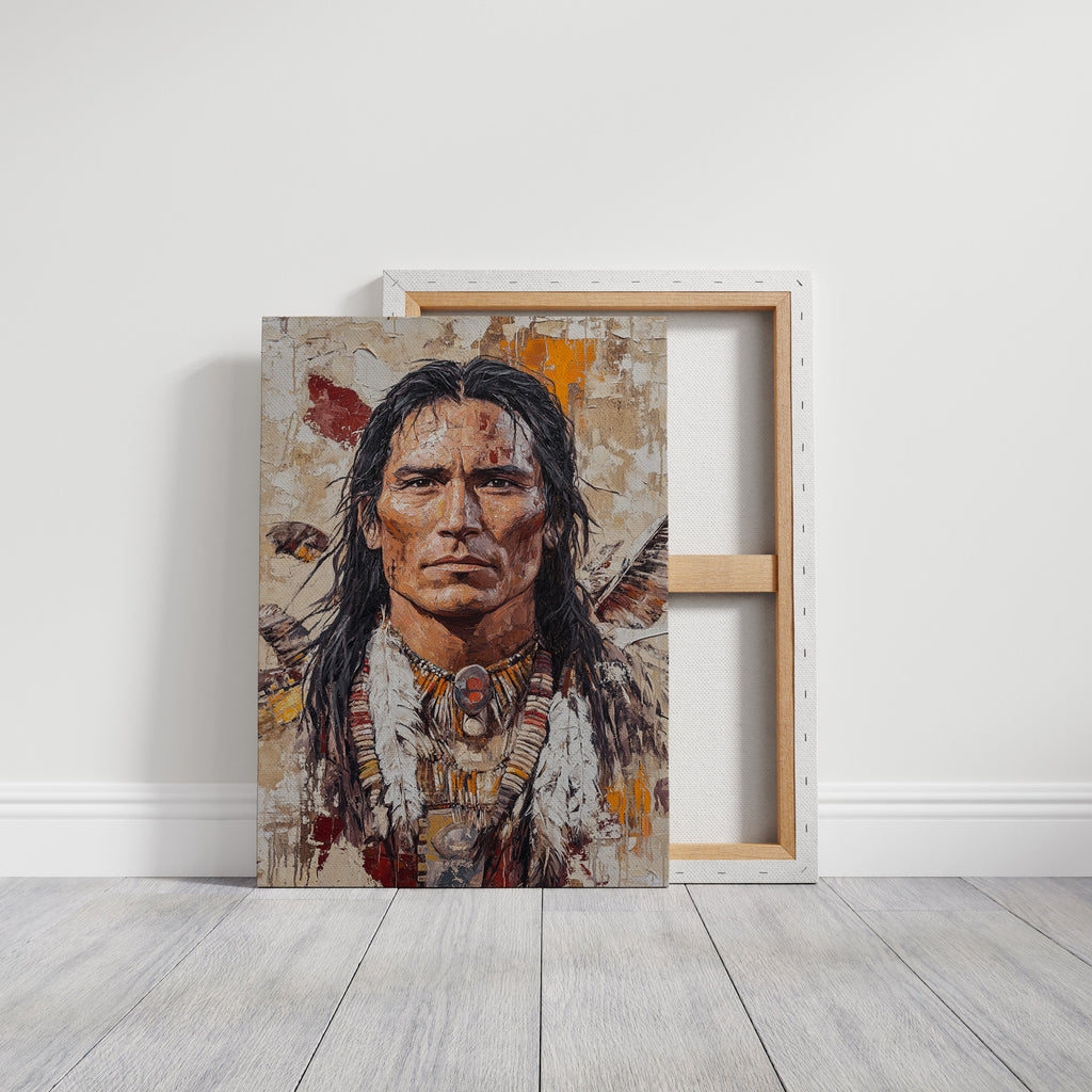 Spirit of the Plains Warrior Portrait