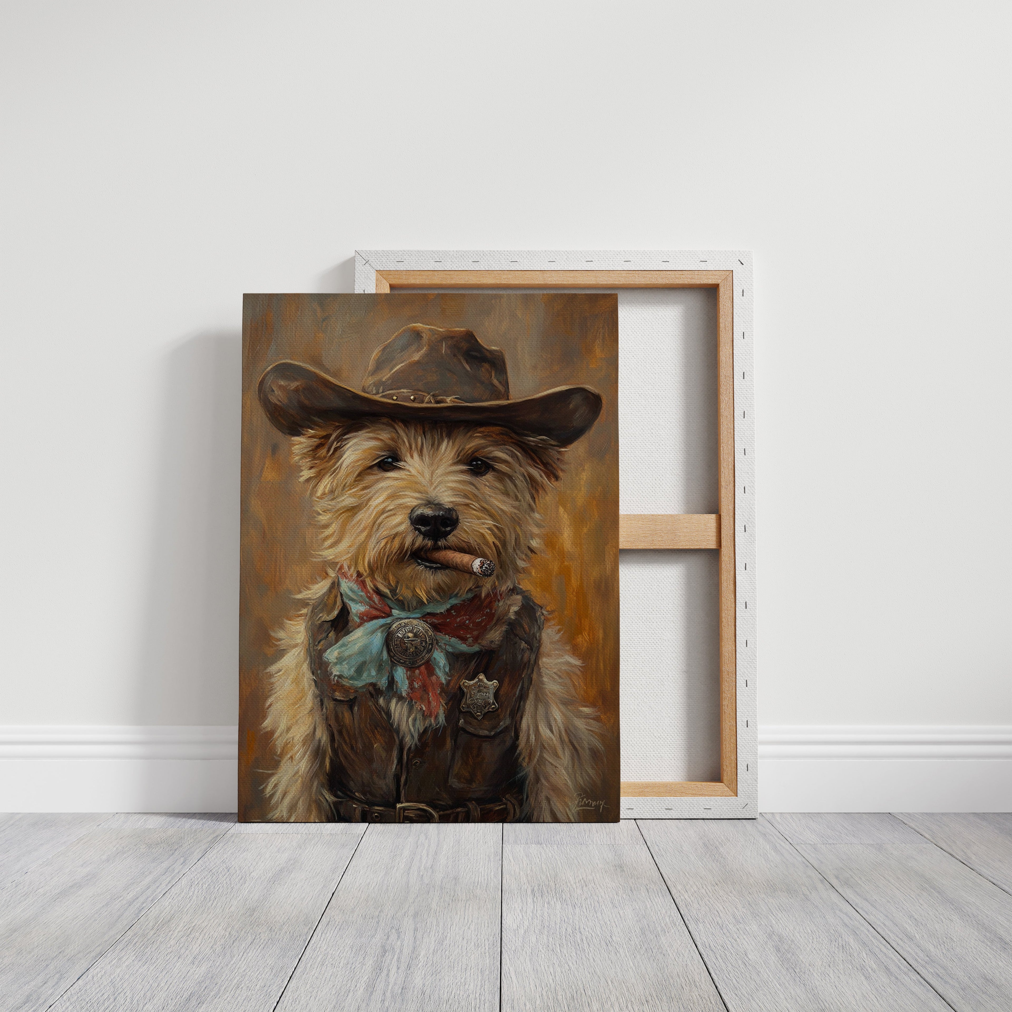 Wheaten Terrier Wild West Deputy