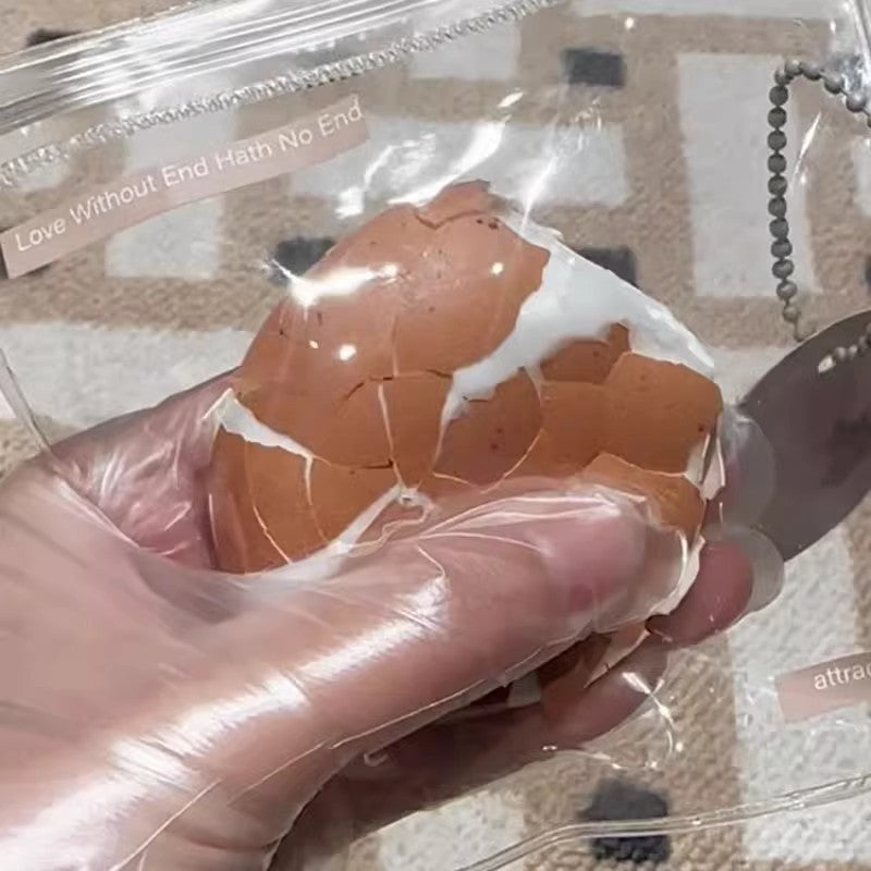 Squishy Egg Stress Relief Toy — Slow Rebound Silicone Squeeze