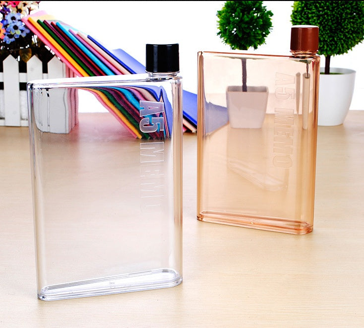 Flat Memo Water Bottle – Slim BPA-Free Pocket Bottle