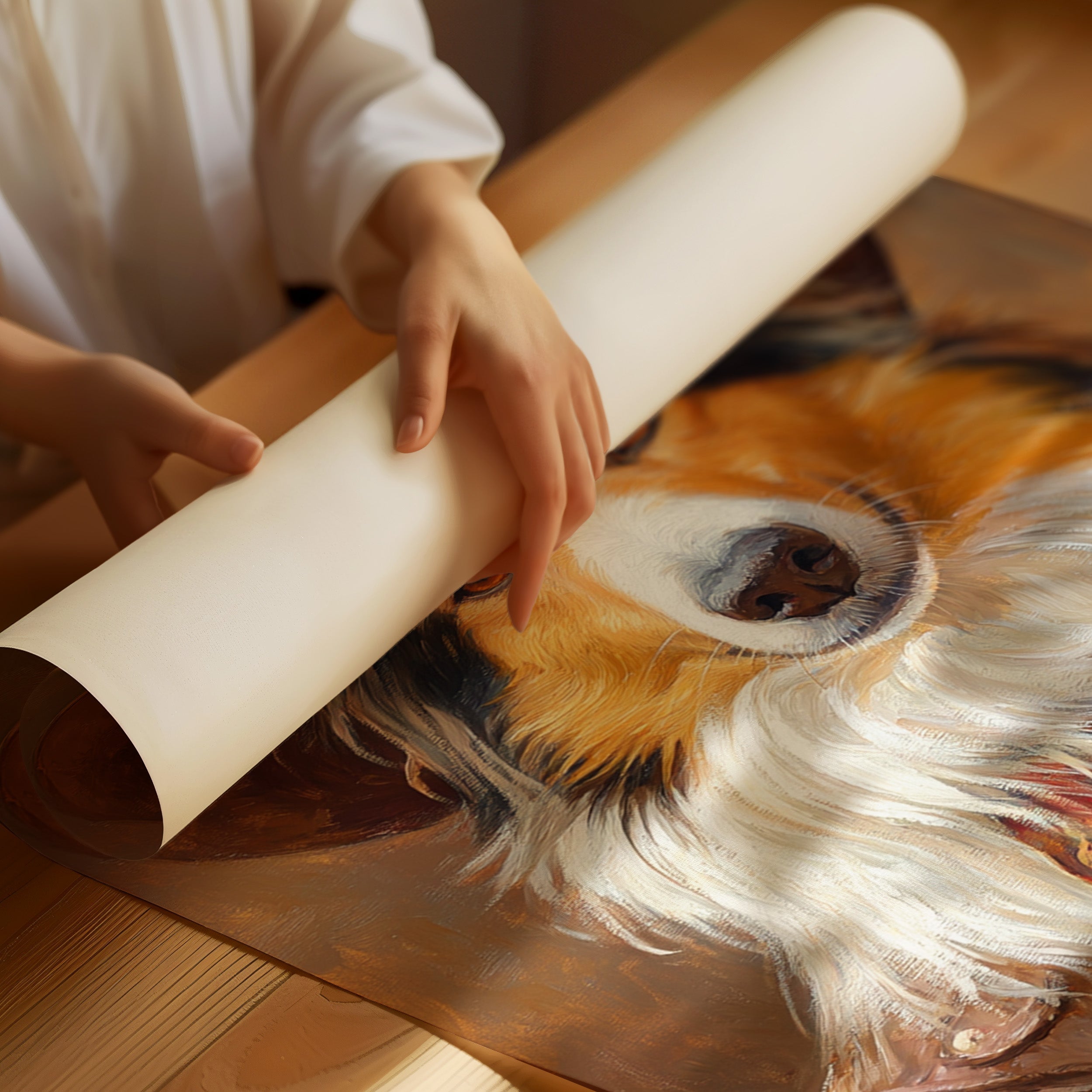 Rough Collie Sunset Wrangler
