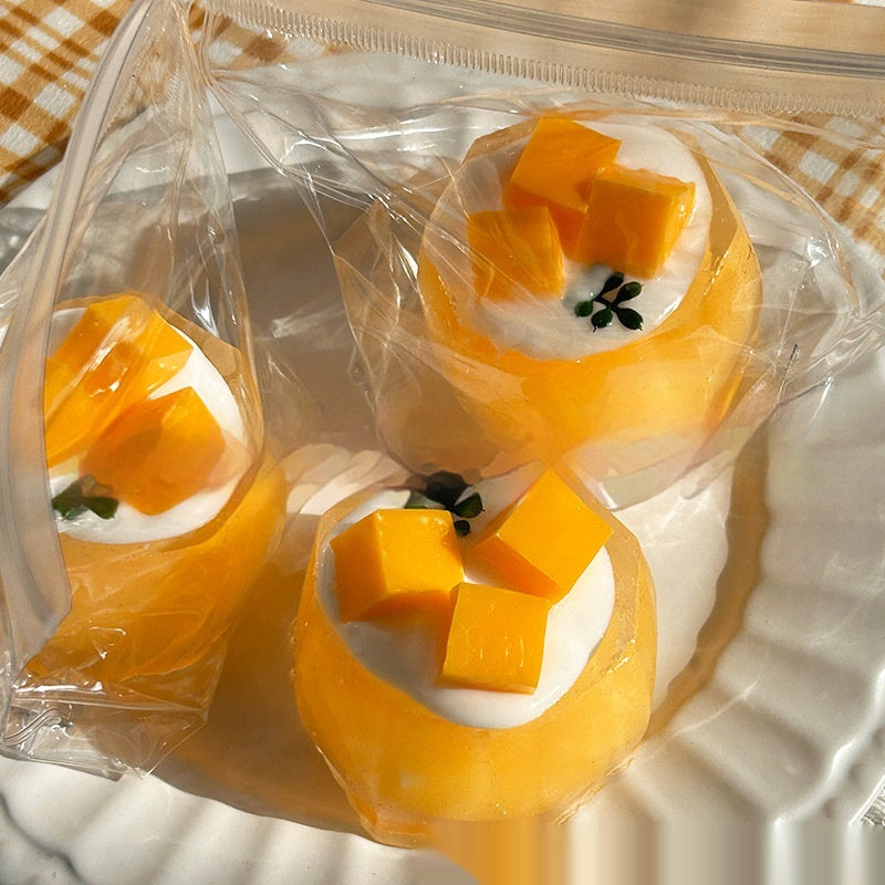 Food-Realistic Squishy Squeeze Toy – Dessert & Beverage Styles