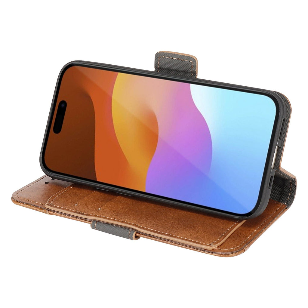 iPhone 15 Pro Leather Wallet Case with MagSafe - Card Holder | Indy Series