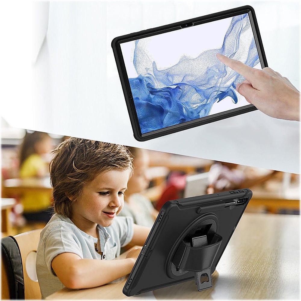 Raider Series Heavy Duty Hand Strap Case - Galaxy Tab S8 Ultra