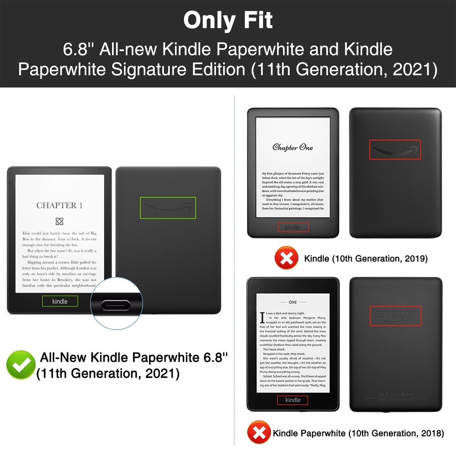 Venture Series Multi-Angle Case - Amazon Kindle Paperwhite