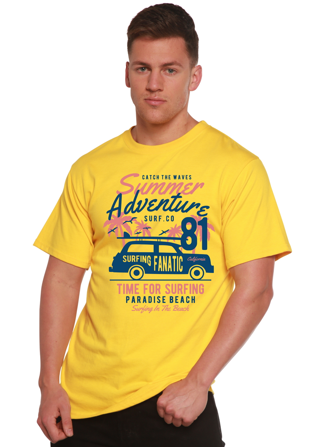 Sammer Adventure Spun Bamboo® Men's Bamboo Viscose/Organic Cotton Short Sleeve Graphic T-Shirt