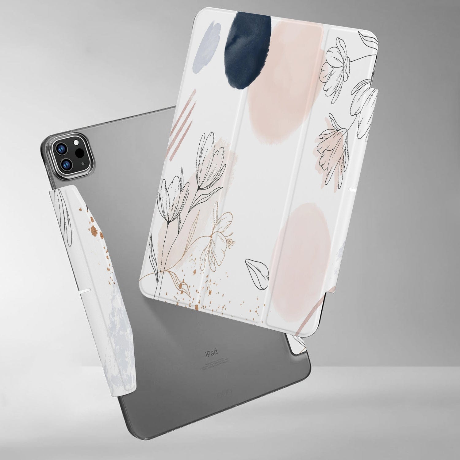 iPad Pro 11-inch (M4 2024 / M5 2025) Case - Folio Marble | Inspire Series