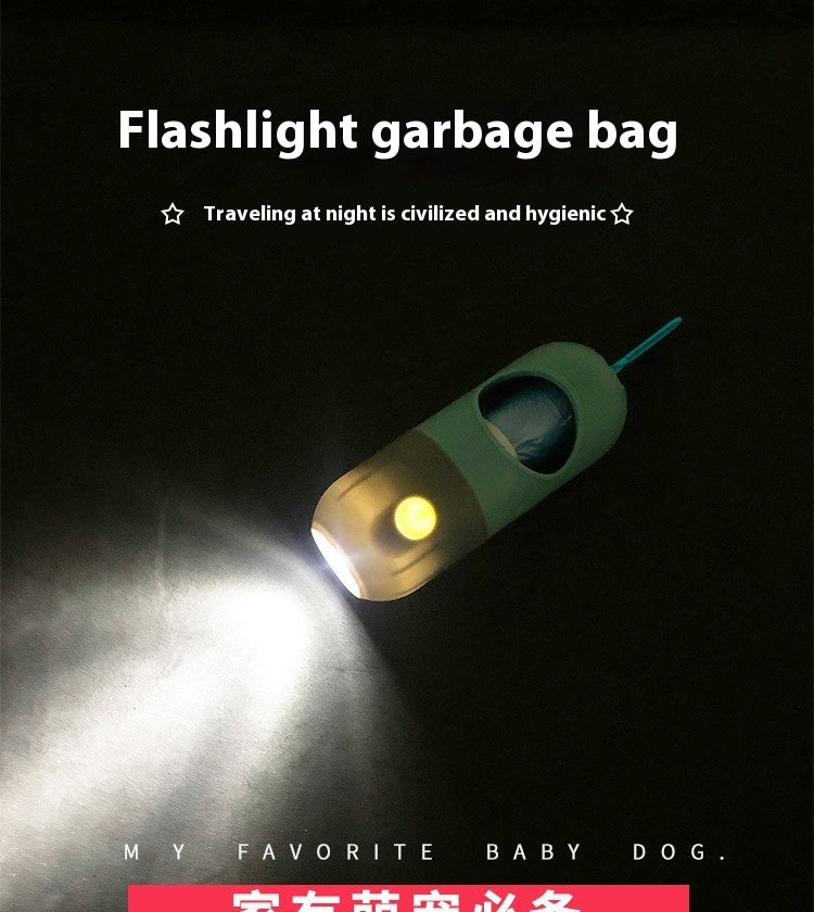 LED Light Pet Waste Bag Dispenser – Dog Poop Bag Holder
