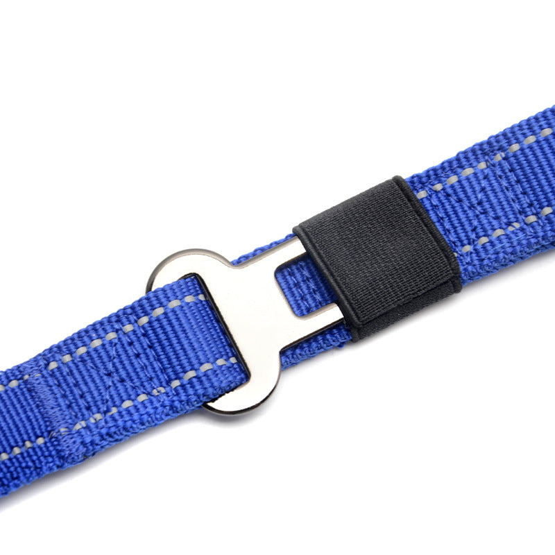 Elastic Anti-Pull Dog Leash — Stretchable Denim Style Safety Leash