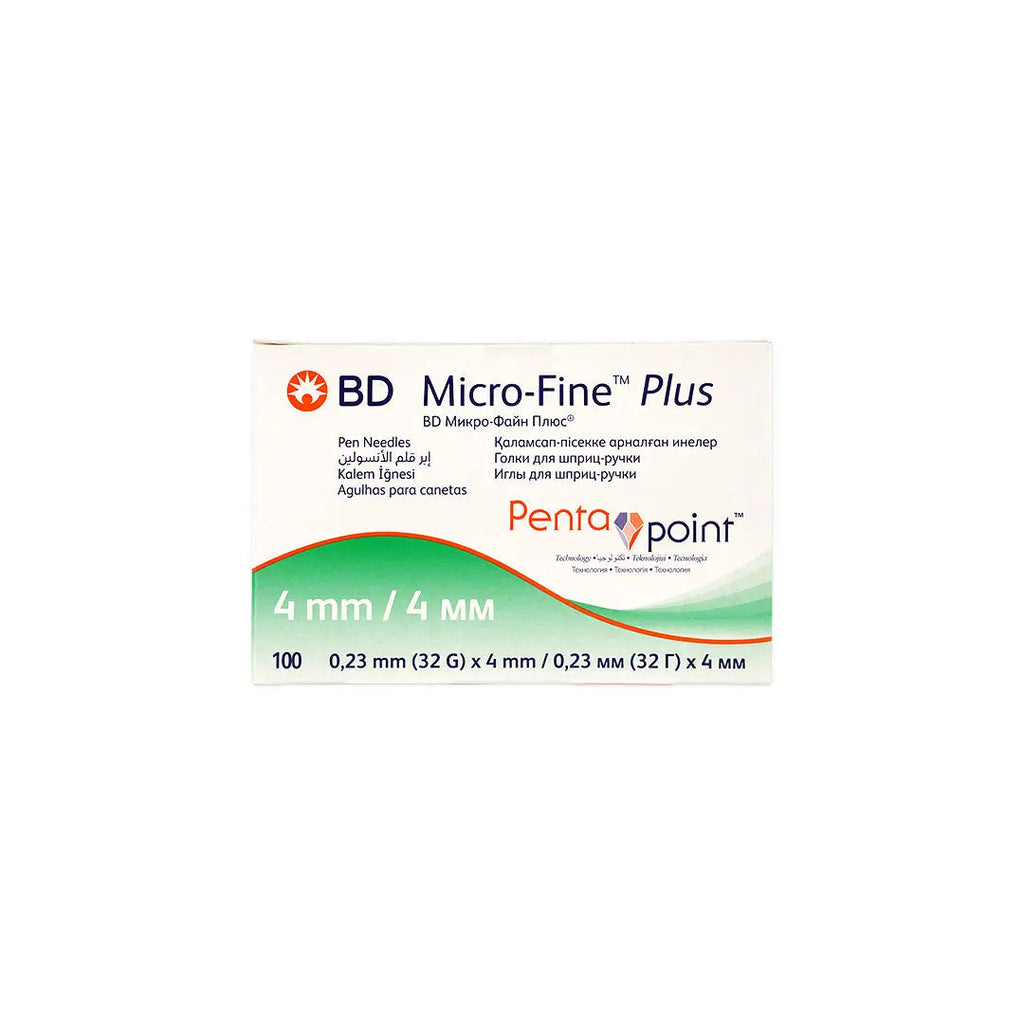 BD Micro-Fine Plus Pen Needles 4mm 32G (x100)