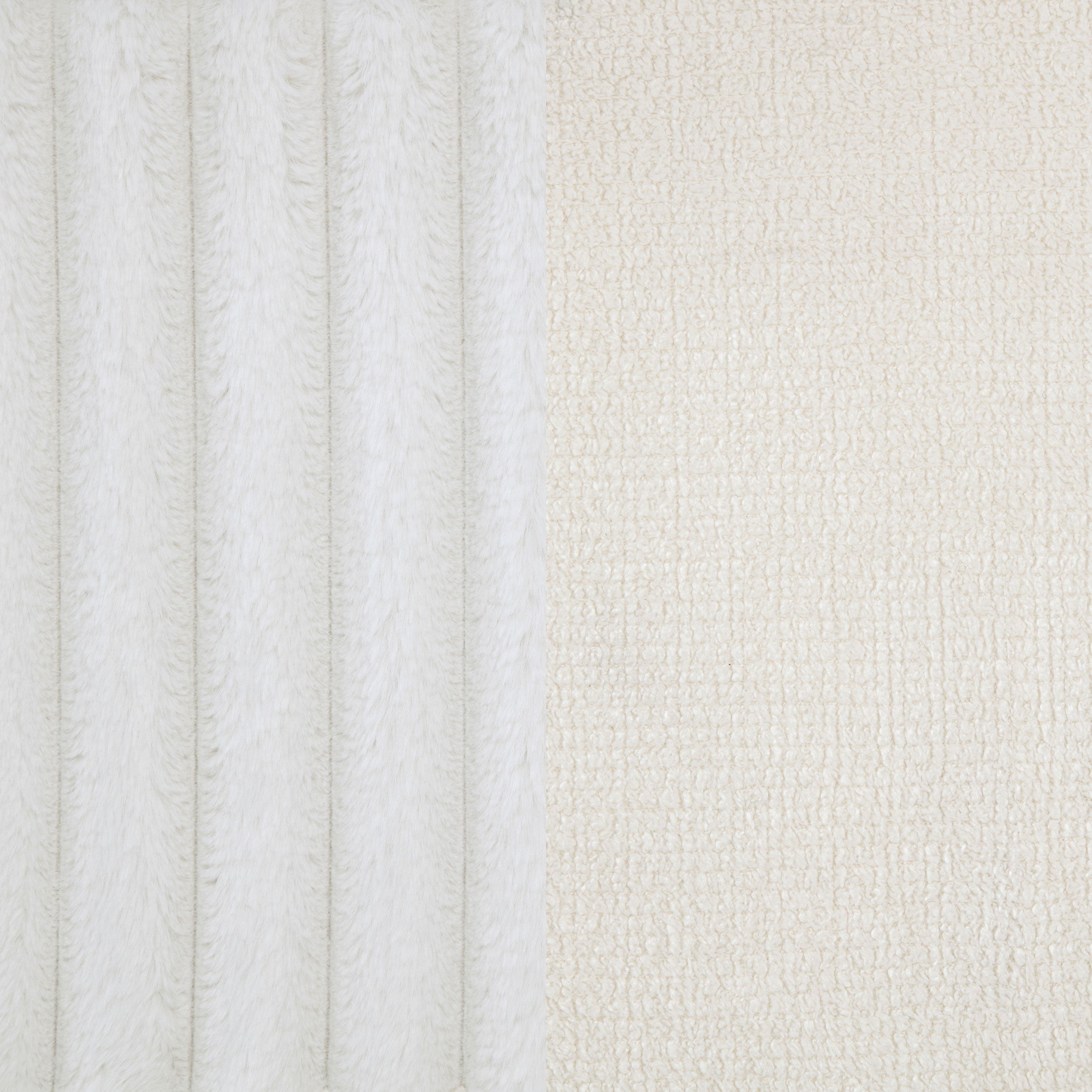Natasha 65-inch Upholstered Eastern King Wingback Bed Cream