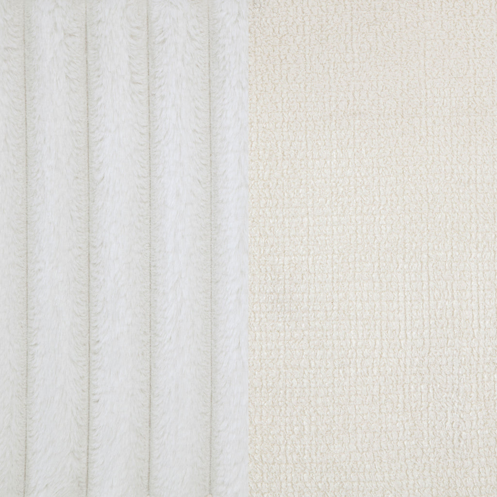 Natasha 65-inch Upholstered Queen Wingback Bed Cream