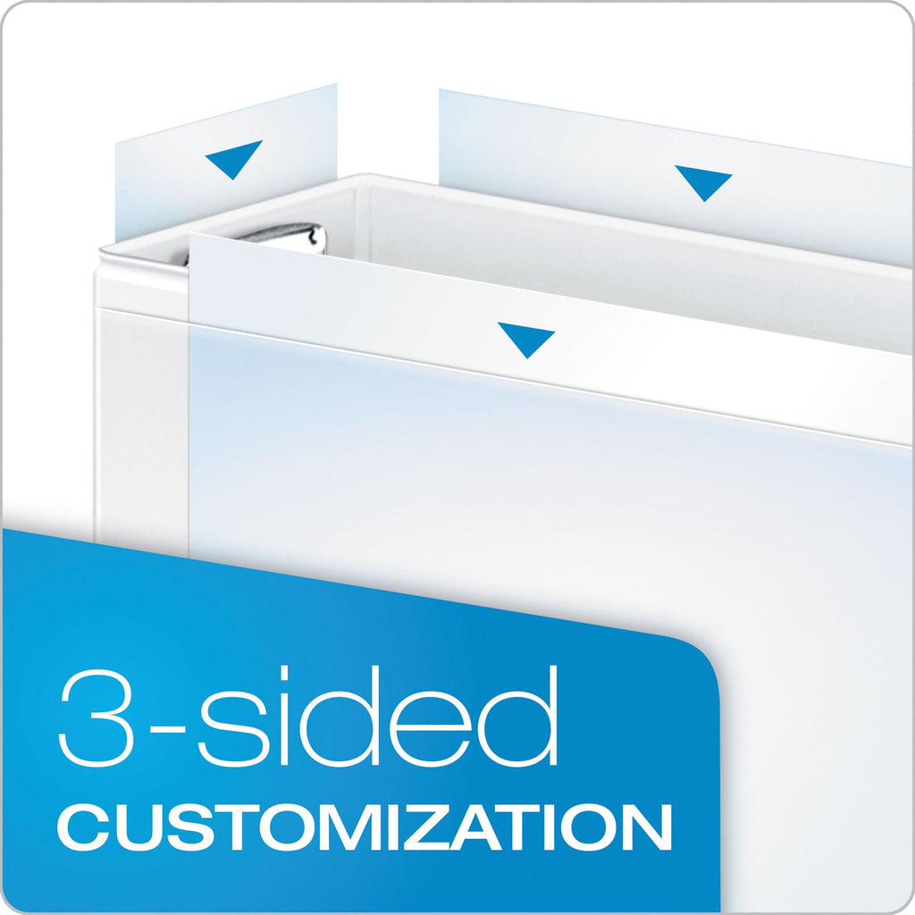 Cardinal Premier Easy Open ClearVue Locking Round Ring Binder, 3 Rings, 3" Capacity, 11 x 8.5, Black