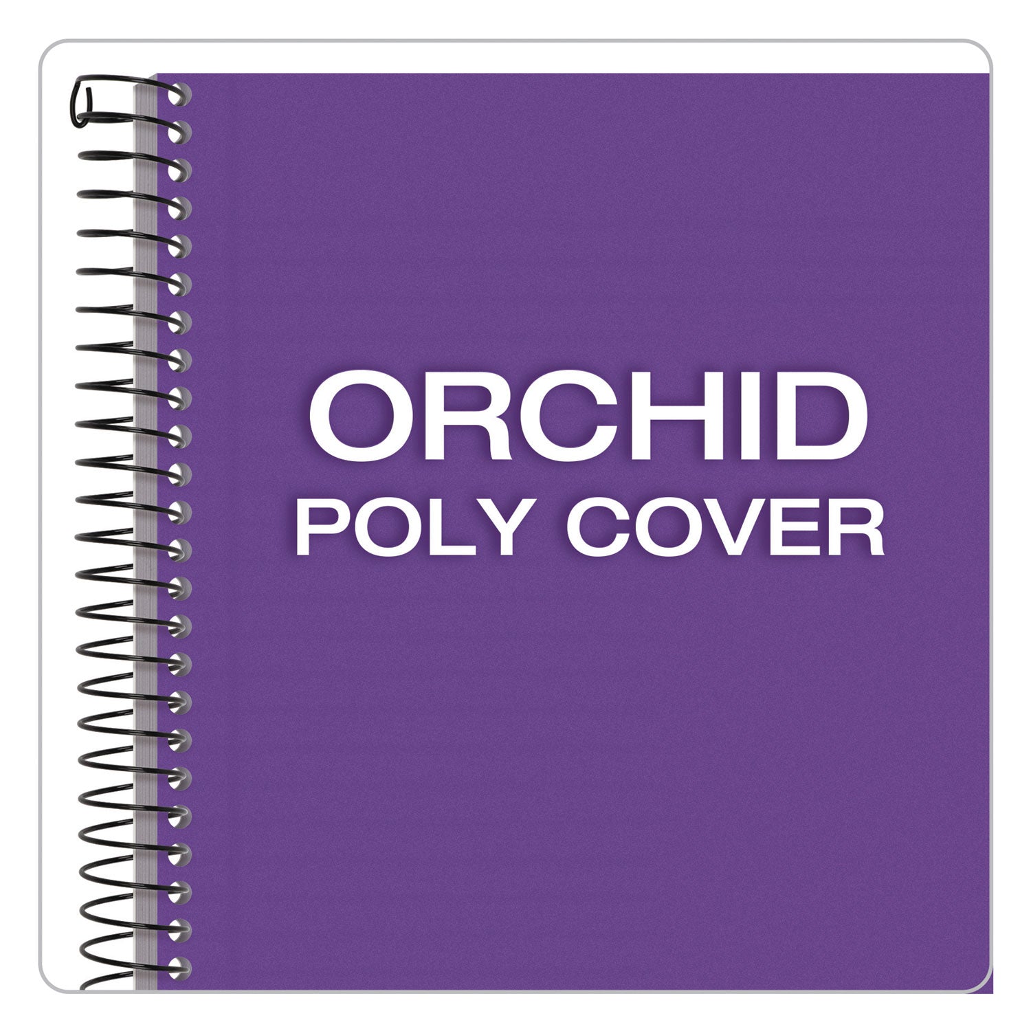 TOPS Color Notebooks, 1 Subject, Narrow Rule, Orchid Cover, 8.5 x 5.5, 100 Orchid Sheets