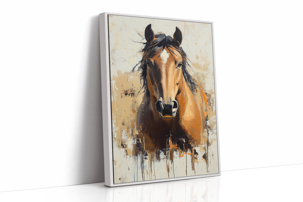 Golden Mare with Wild Mane