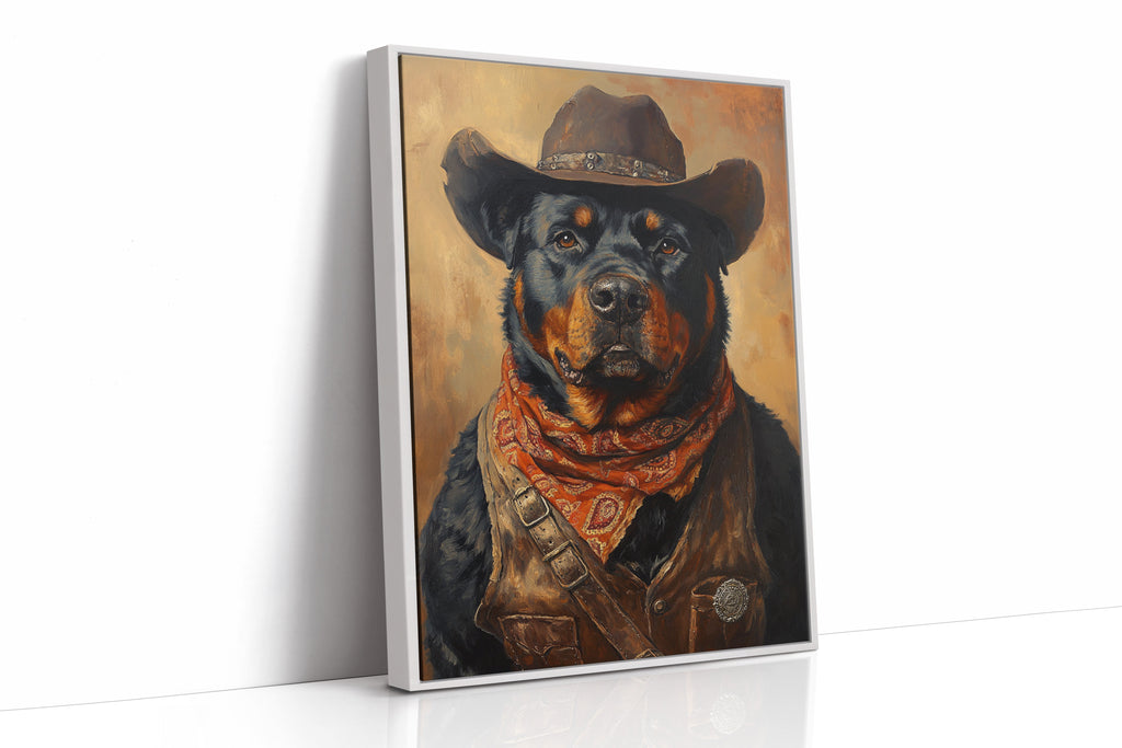 Rottweiler Ranger in the Wild West