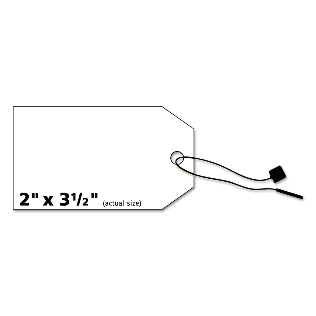 Avery Printable Rectangular Tags with Strings, 2 x 3.5, Matte White, 96/Pack