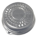Durable Packaging Dome Lids for 12" Cater Trays, 12" Diameter x 2.5"h, Silver, Plastic, 50/Carton