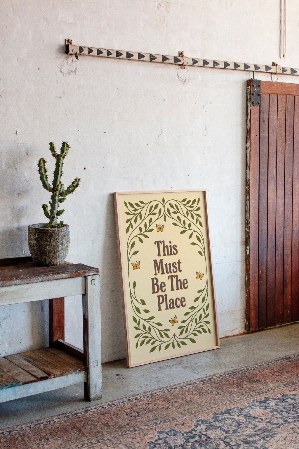 This Must Be The Place – Whimsical Nature Quote Print