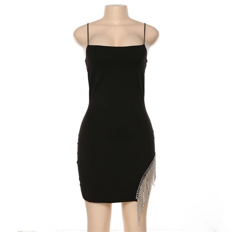Women's Solid Color Club Party Mini Dress
