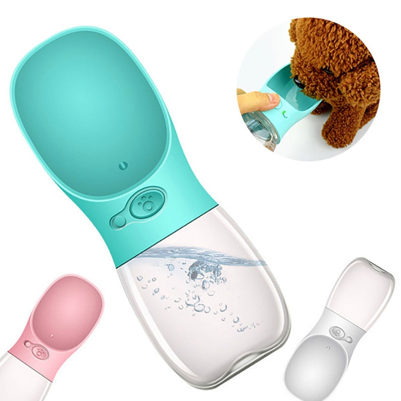 Portable Pet Water Bottle with Filter – 350ml & 550ml Dog Water Dispenser