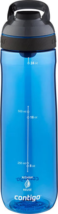 Contigo cortland autoseal water bottle | large BPA-free drinking bottle of 720ml | sports bottle | leak-proof drinking bottle | ideal for school, the gym, cycling, running, walking | Monaco