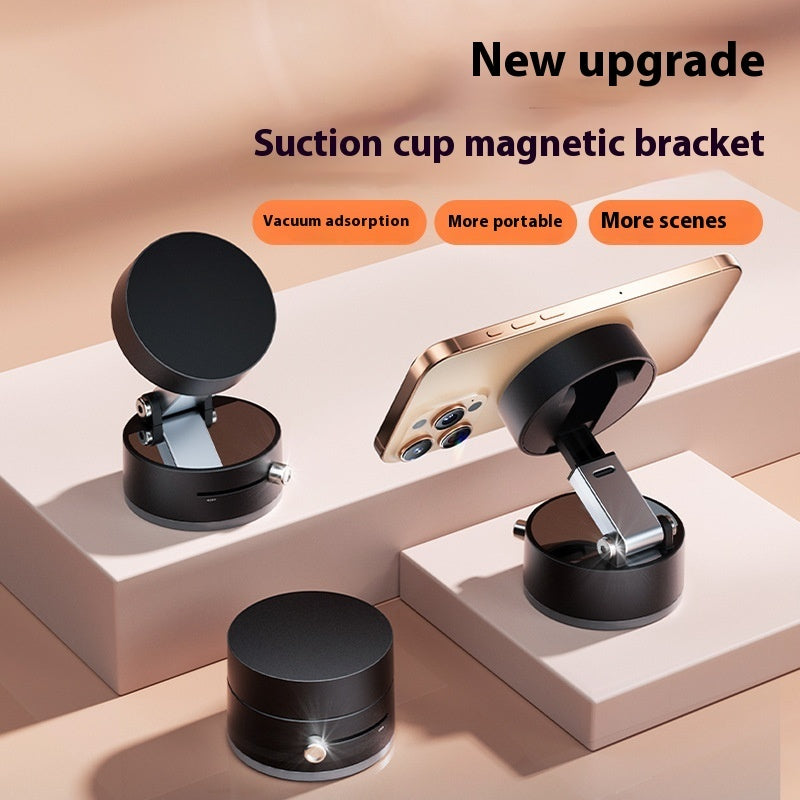 Magnetic Vacuum Car Phone Holder — Hands-Free, Universal Fit