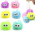 Cartoon Fluffy Squeeze Ball Toys – Stress Relief Fidget Fur Balls