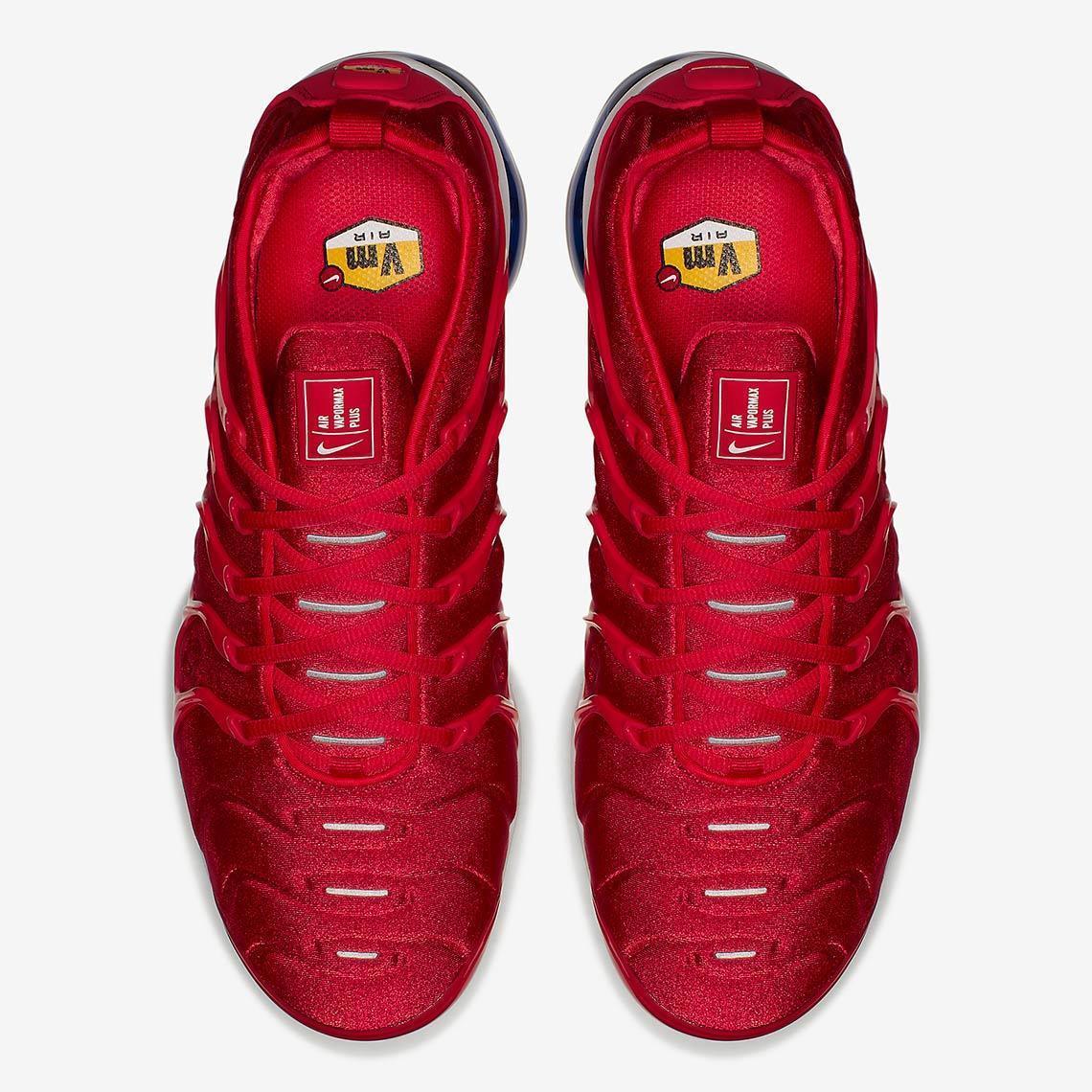 Nike Air VaporMax Plus 'USA' - Red/White/Blue Sneakers