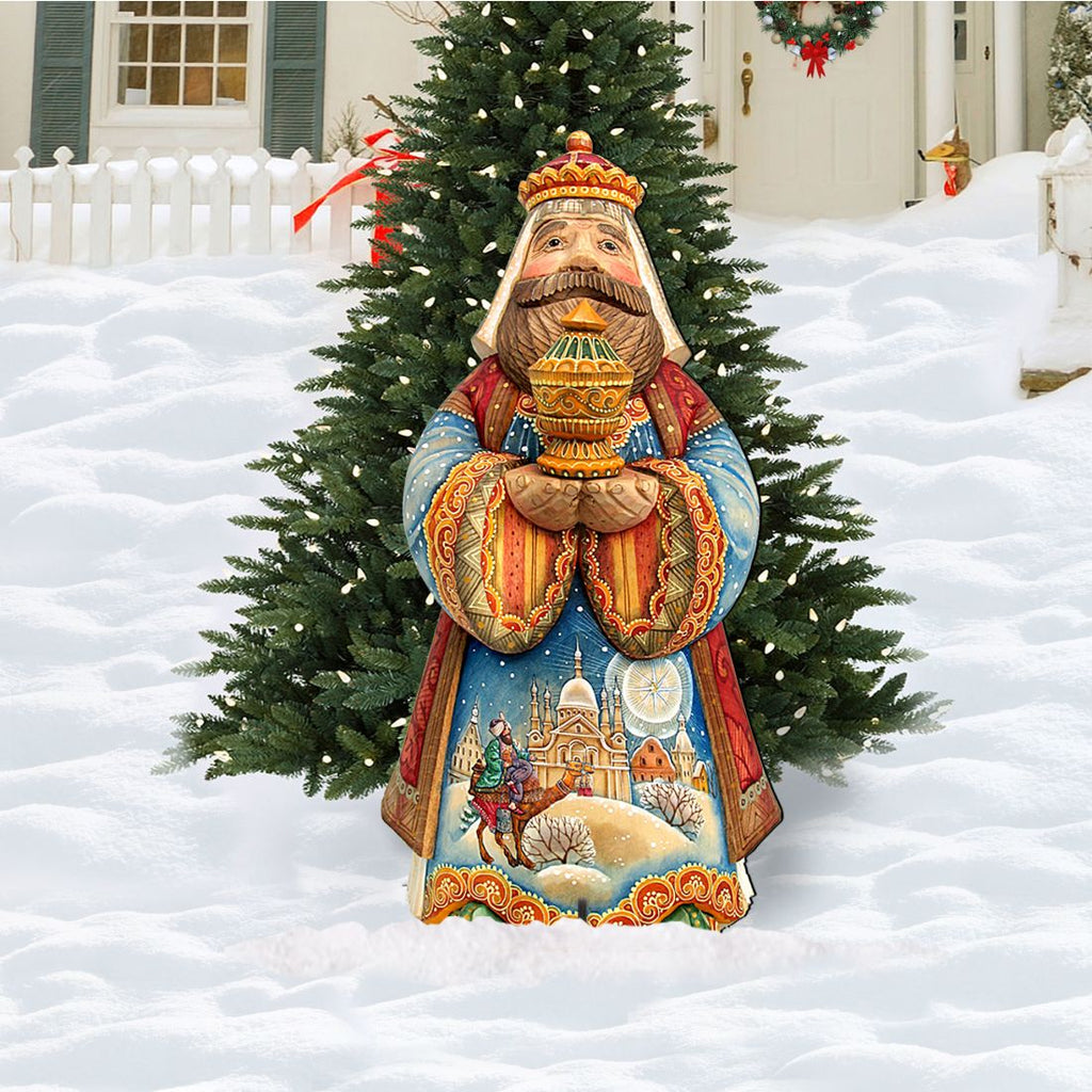 King Balthazar Nativity Outdoor Decor by G. Debrekht  Nativity Holiday Decor, Exquisite Holiday Addition by G. Debrekht - 8152653F