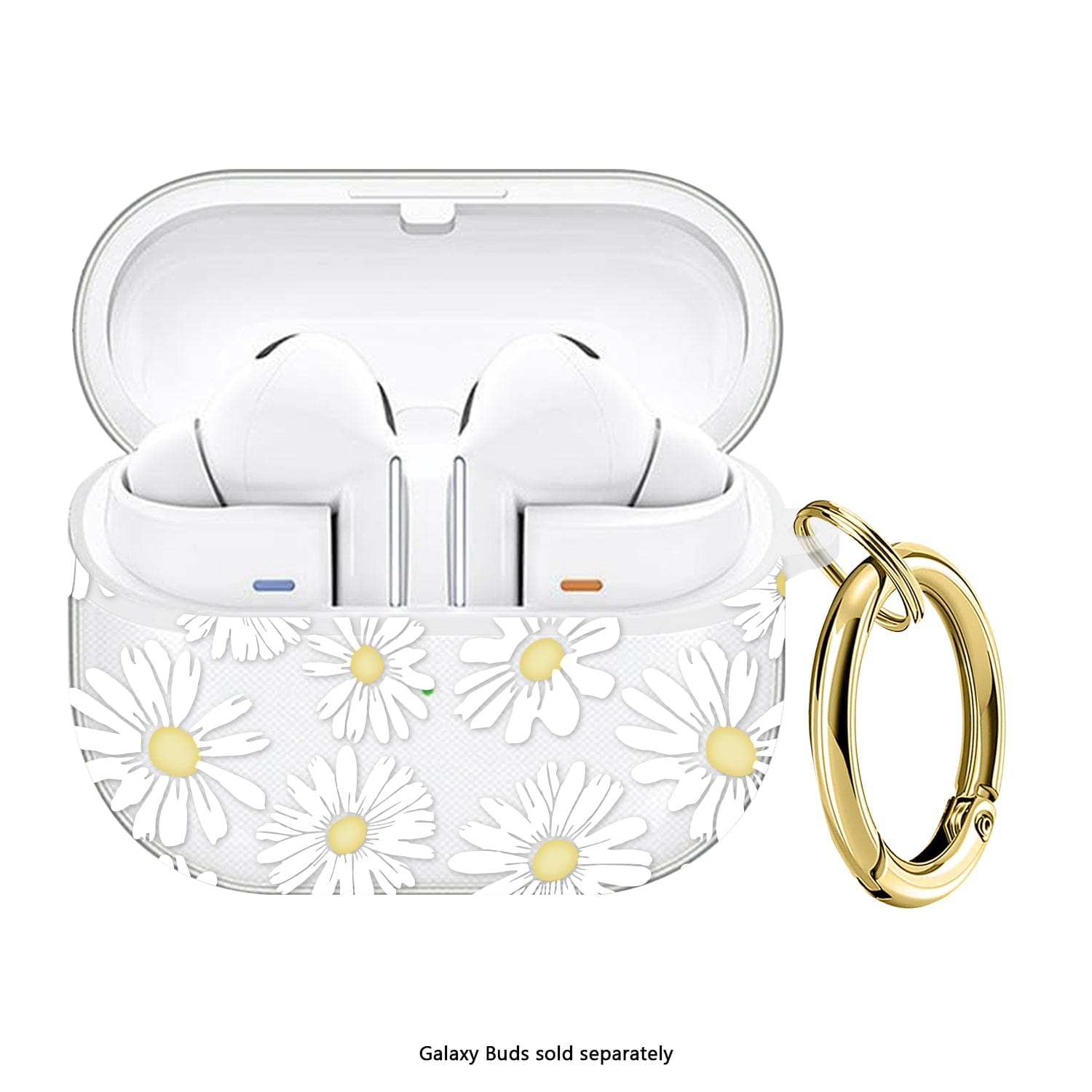 Samsung Galaxy Buds3, Buds3 Pro and Buds3 FE Case - Transparent with Carabiner | Venture Series