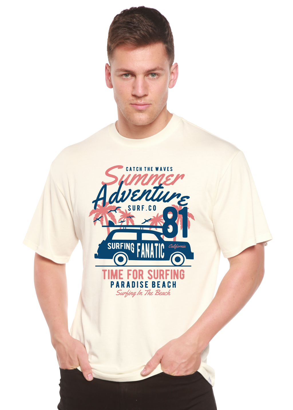 Sammer Adventure Spun Bamboo® Men's Bamboo Viscose/Organic Cotton Short Sleeve Graphic T-Shirt
