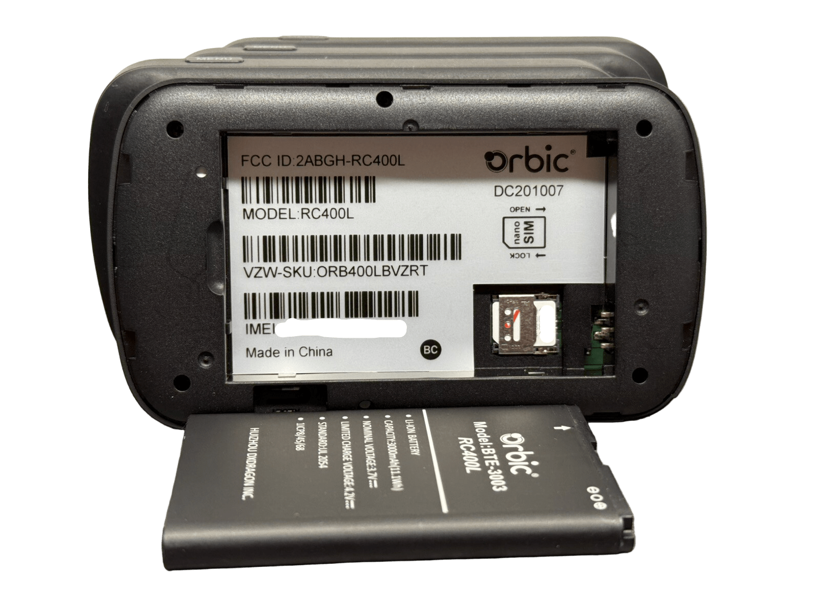 Orbic RCL400 LTE Hotspot with RayHunter + DagShell Installed - Privacy, IMSI Catcher Detection & Network Research Tool