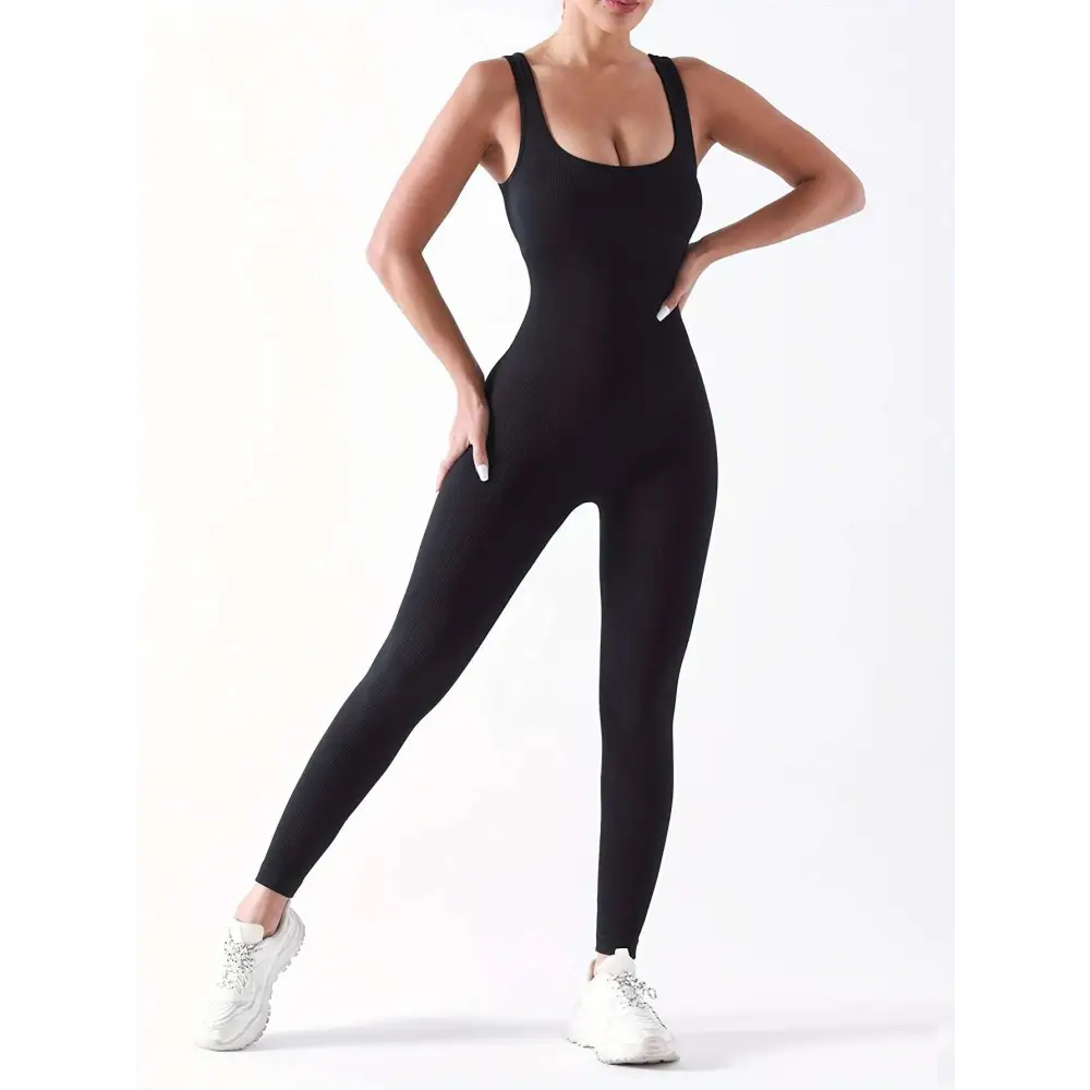 4 Pack Ribbed Solid Color Sport Casual Wear Bodysuits