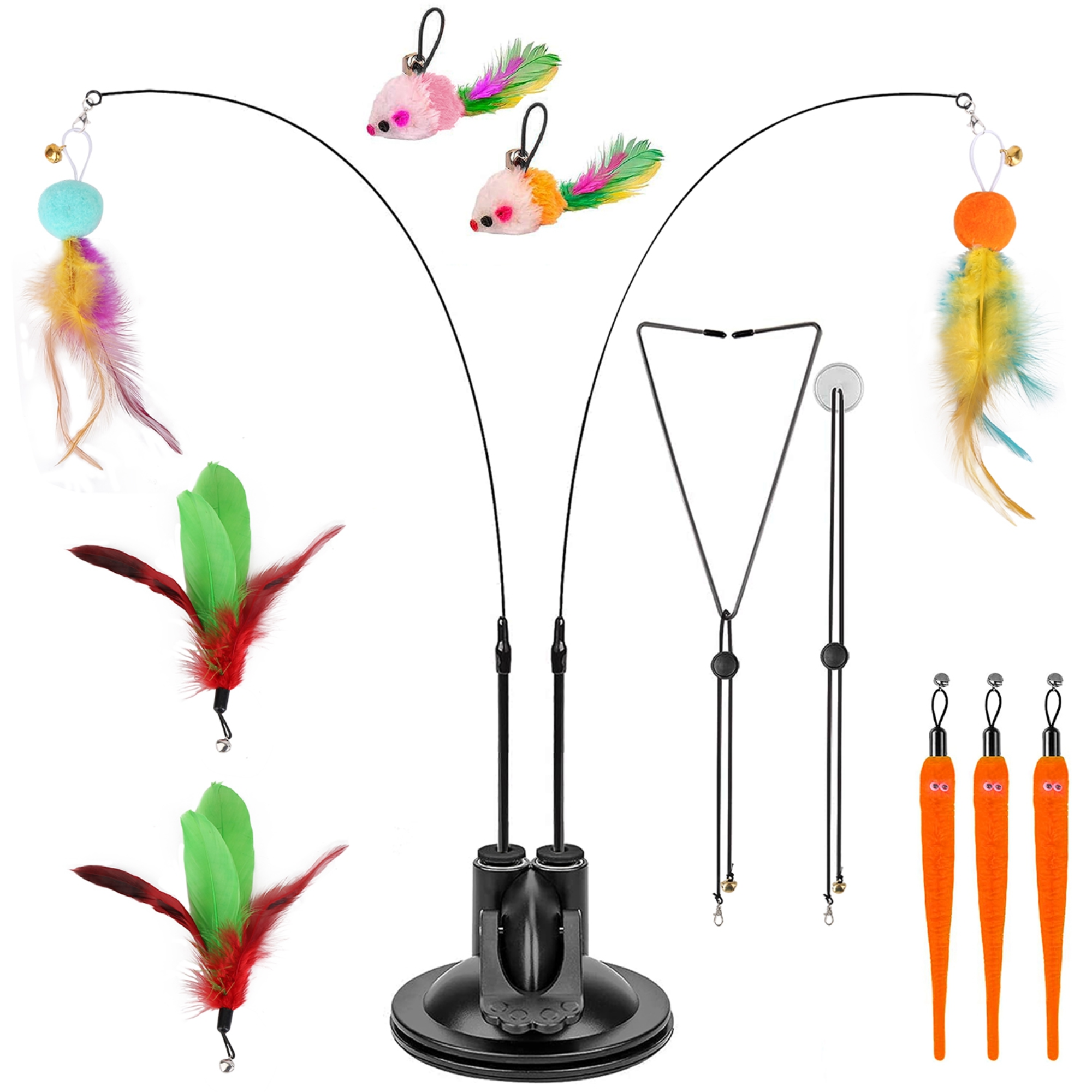 GBruno 2 Cat Wand Toys