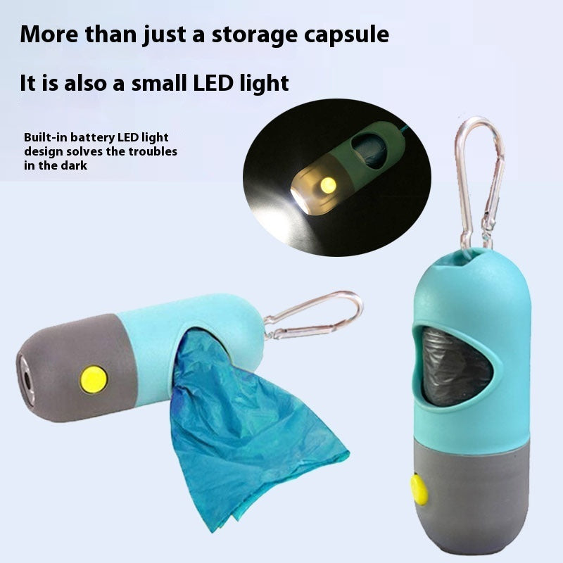 LED Light Pet Waste Bag Dispenser – Dog Poop Bag Holder
