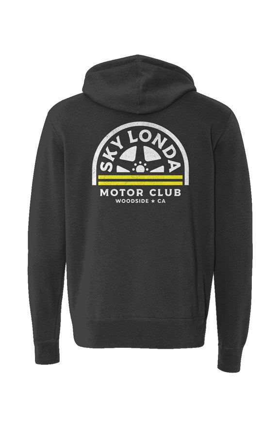 Sky Londa Motor Club Roller Lightweight Full-Zip Hoodie