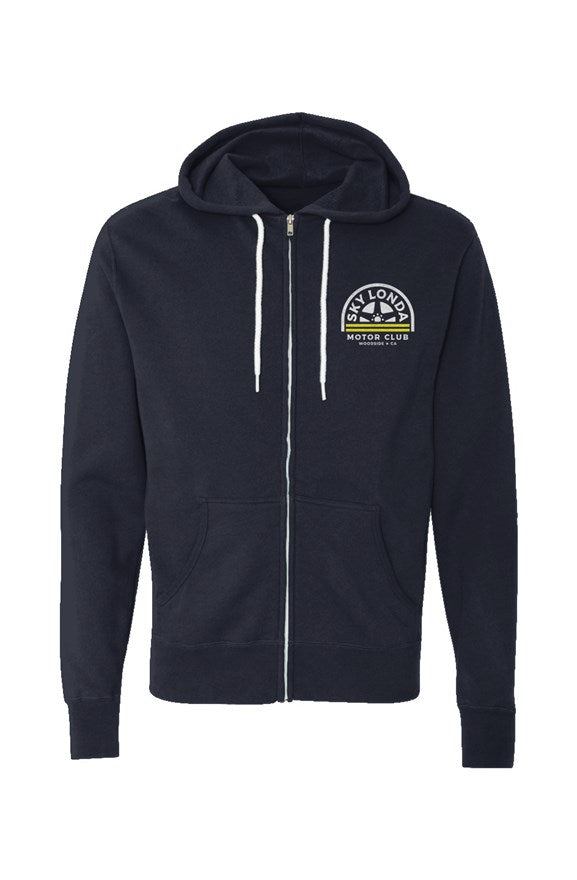 Sky Londa Motor Club Roller Lightweight Full-Zip Hoodie