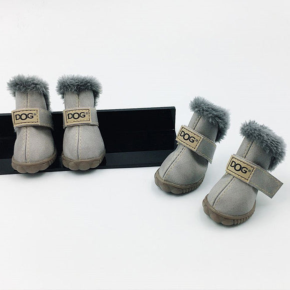 Dog Winter Snow Boots — 10 Colors, Sizes 1–5